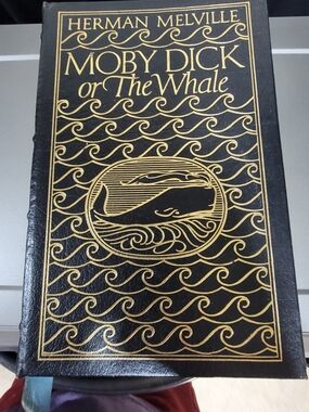 Moby Dick Wall Art Plaque - Black and Gold